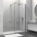 Душевая перегородка Vincea Walk-In HS VSW-1HS900CLGM 90 см, профиль вороненая сталь, стекло прозрачное