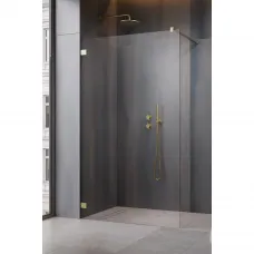 Неподвижная перегородка Radaway Essenza Pro Brushed Gold Walk-in 60 10103060-99-01 прозрачное
