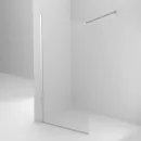 Душевая перегородка BelBagno Luce KRAFT-L-1-80-C-Cr 80 см, профиль хром, стекло прозрачное