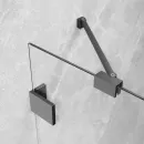 Неподвижная перегородка Radaway Essenza Pro Brushed GunMetal Walk-in 65 10103065-92-01 прозрачное