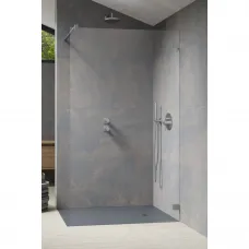 Душевая перегородка Radaway Essenza Pro 8 Brushed Nickel Walk-in 135 1012135-91-01 134,3 см, профиль никель матовый, стекло прозрачное