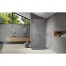 Неподвижная перегородка Radaway Essenza Pro Brushed Nickel Walk-in 155 10103155-91-01 прозрачное