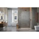 Душевая перегородка Radaway Essenza Pro 8 Brushed Copper Walk-in 70 1012070-93-01 69,3 см, профиль медь матовая, стекло прозрачное