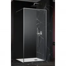 Душевая перегородка Radaway Modo F Brushed Nickel II 150 10409154-91-01 профиль никель матовый, стекло прозрачное