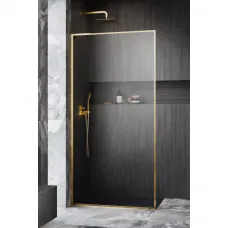 Душевая перегородка Radaway Modo F SL Gold II 80 Left 10419084-09-01L профиль золотой, стекло прозрачное