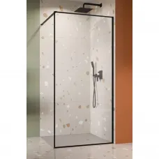 Душевая перегородка Radaway Modo F Black II 155 10409155-54-01 профиль черный матовый, стекло прозрачное