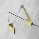 Неподвижная перегородка Radaway Essenza Pro Brushed Gold Walk-in 80 10103080-99-01 прозрачное