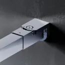 Душевая перегородка Am.Pm Func W84WI-110-F1-MTE 110,1 см, профиль матовый хром, стекло прозрачное