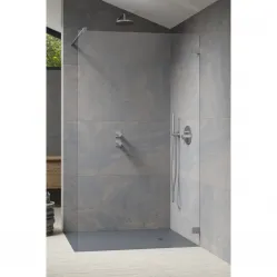 Неподвижная перегородка Radaway Essenza Pro Brushed Nickel Walk-in 100 10103100-91-01 прозрачное