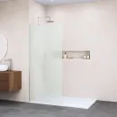 Душевая перегородка RGW WA-110 Walk-in 351011014-21 140 см, профиль хром, стекло матовое
