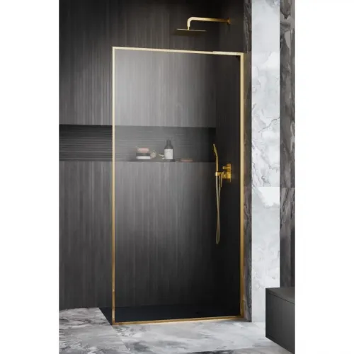 Душевая перегородка Radaway Modo F SL Gold II 90 Right 10419094-09-01R профиль золотой, стекло прозрачное