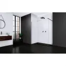 Душевая перегородка Radaway Modo X II Black 155 389355-54-01 154,5 см, профиль черный матовый, стекло прозрачное