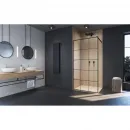 Неподвижная перегородка Radaway Modo X Black II Factory 160 389364-54-55 прозрачное