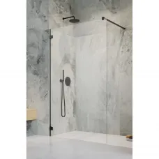 Неподвижная перегородка Radaway Essenza Pro Black Walk-in 115 10103115-54-01 прозрачное