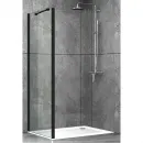 Неподвижная перегородка 99,5 см Abber Schwarzer Diamant AG100BS прозрачное