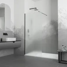 Неподвижная перегородка 100 см RGW WA-010B Walk-in 351001010-24 матовое