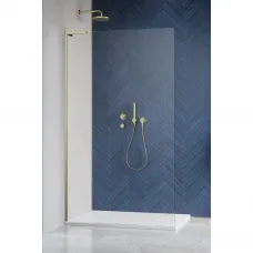 Неподвижная перегородка Radaway Modo SL Brushed Gold II 90 Left 10319094-99-01L прозрачное