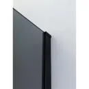 Неподвижная перегородка 120 см Cezares LIBERTA-L-1-120-GR-NERO графитовое