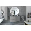 Шкаф одностворчатый 34x55 см Grigio Lucido R Cezares Vague 54855
