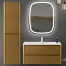 Пенал Cezares Relax RELAX-1500-2A-SO-BORO-P подвесной L/R, золотой матовый