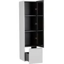 Пенал Cezares Premium 55506 подвесной L/R, Plisse Bianco Opaco