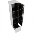 Пенал Cezares Premium 55506 подвесной L/R, Plisse Bianco Opaco