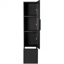 Пенал Cezares Premium 55507 подвесной L/R, Plisse Nero Opaco