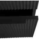 Пенал Cezares Premium 55507 подвесной L/R, Plisse Nero Opaco