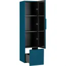 Пенал Cezares Premium 55508 подвесной L/R, Plisse Blu Petrolio