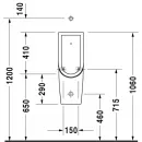 Писсуар Duravit Starck 3 0826250000
