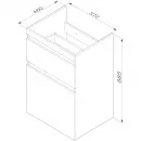 Тумба с раковиной белый глянец 120 см Am.Pm X-Joy M85AFSX0602WG + M85AWPR1201WG