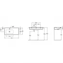 Раковина 101x46,5 см Jacob Delafon Vox EXAC112-00