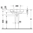 Раковина 60x50 см Duravit Starck 2 2323600000