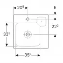 Раковина 50x48,5 см Geberit iCon 124050000
