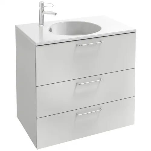Тумба белый глянец 80 см Jacob Delafon Odeon Rive Gauche EB2532-R5-G1C
