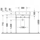 Раковина 60x47 см Duravit Vero Air 2350600000