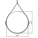 Комплект мебели дуб винтаж 59,4 см Vincea Vico VMC-2V600VO + VCB-2VP600B + VLM-2N600+