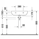 Раковина 60x46 см Duravit D-Code Med 23116000002