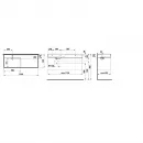 Раковина 120x46 см Laufen Kartell by Laufen 8.1333.2.000.104.1