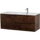 Тумба под раковину BelBagno Etna ETNA-1000-2C-1A-SO-RW-R 100,4 см R, подвесная, Rovere Moro