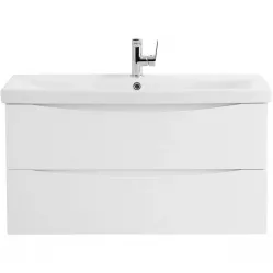 Тумба Bianco Lucido 76,2 см BelBagno Marino MARINO-CER-800-2C-SO-BL-P
