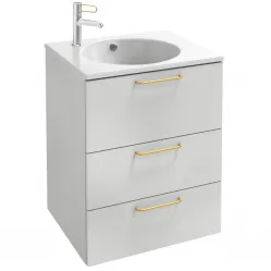 Тумба белый глянец 60 см Jacob Delafon Odeon Rive Gauche EB2530-R8-G1C