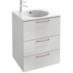 Тумба белый глянец 60 см Jacob Delafon Odeon Rive Gauche EB2530-R7-G1C