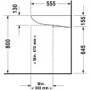 Раковина 60x55 см Duravit D-Code 23126000002