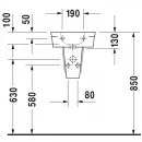 Раковина 38x26 см Duravit Starck 2 0761380008