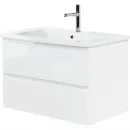 Тумба Bianco Lucido 77 см BelBagno Albano ALBANO-CER-800-2C-SO-BL