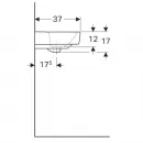 Раковина 60x37 см Geberit Renova Compact 226160000
