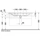 Раковина 120x48 см Duravit DuraStyle 2320120000