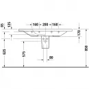 Раковина 120x48 см Duravit DuraStyle 2320120000