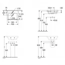 Раковина 45x37см Villeroy & Boch Subway 3.0 4370FK01
